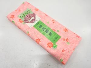 アンティーク　楓に梅模様　長襦袢地反物